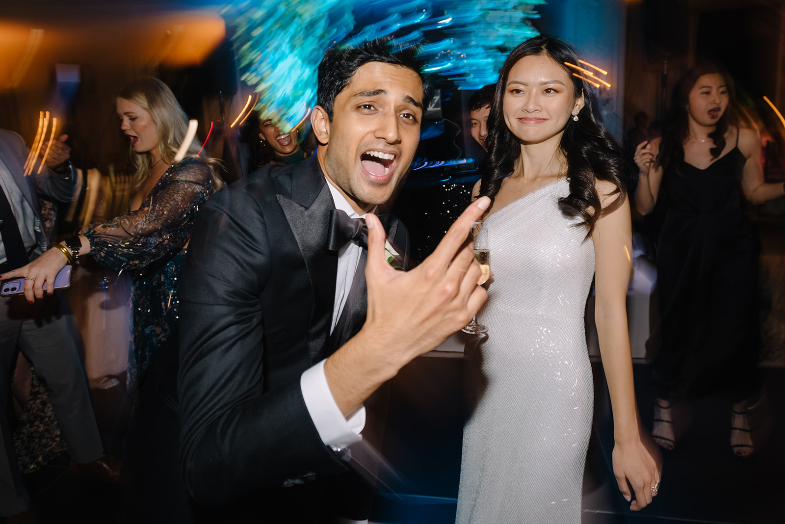 Wedding photo hotel zaza museum district ballroom reception new year eve party best houston wedding photographer