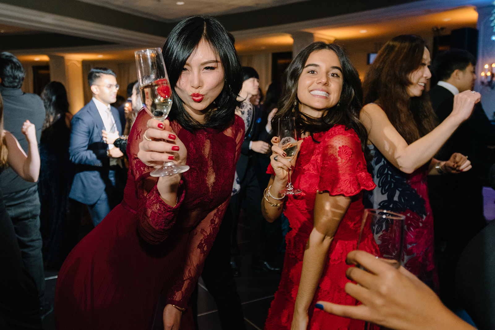 Wedding photo hotel zaza museum district ballroom reception new year eve party best houston wedding photographer