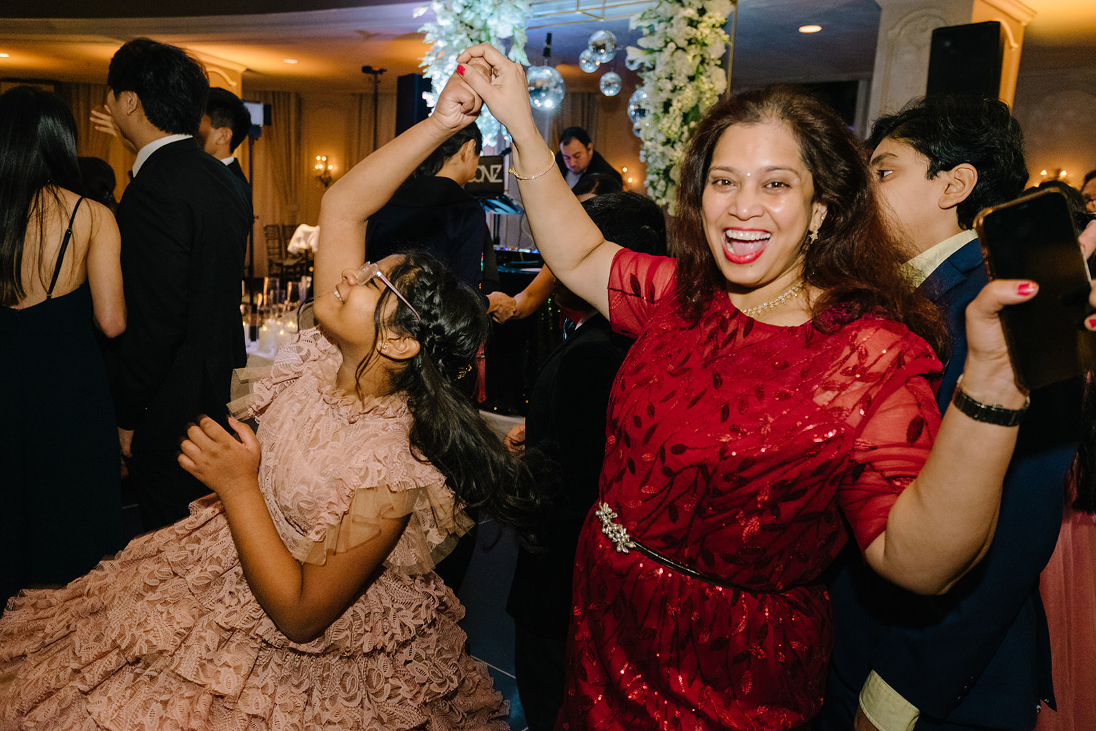 Wedding photo hotel zaza museum district ballroom reception new year eve party best houston wedding photographer