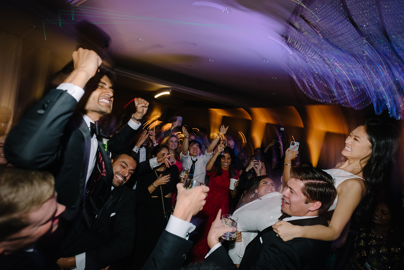 Wedding photo hotel zaza museum district ballroom reception new year eve party best houston wedding photographer