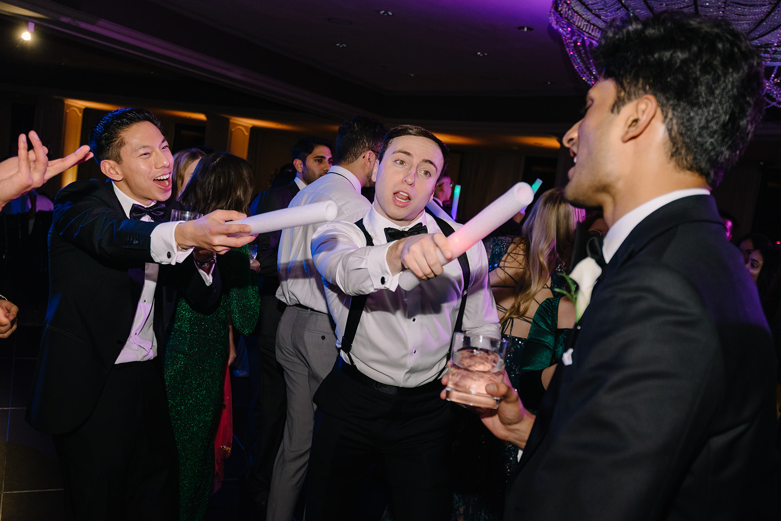 Wedding photo hotel zaza museum district ballroom reception new year eve party best houston wedding photographer