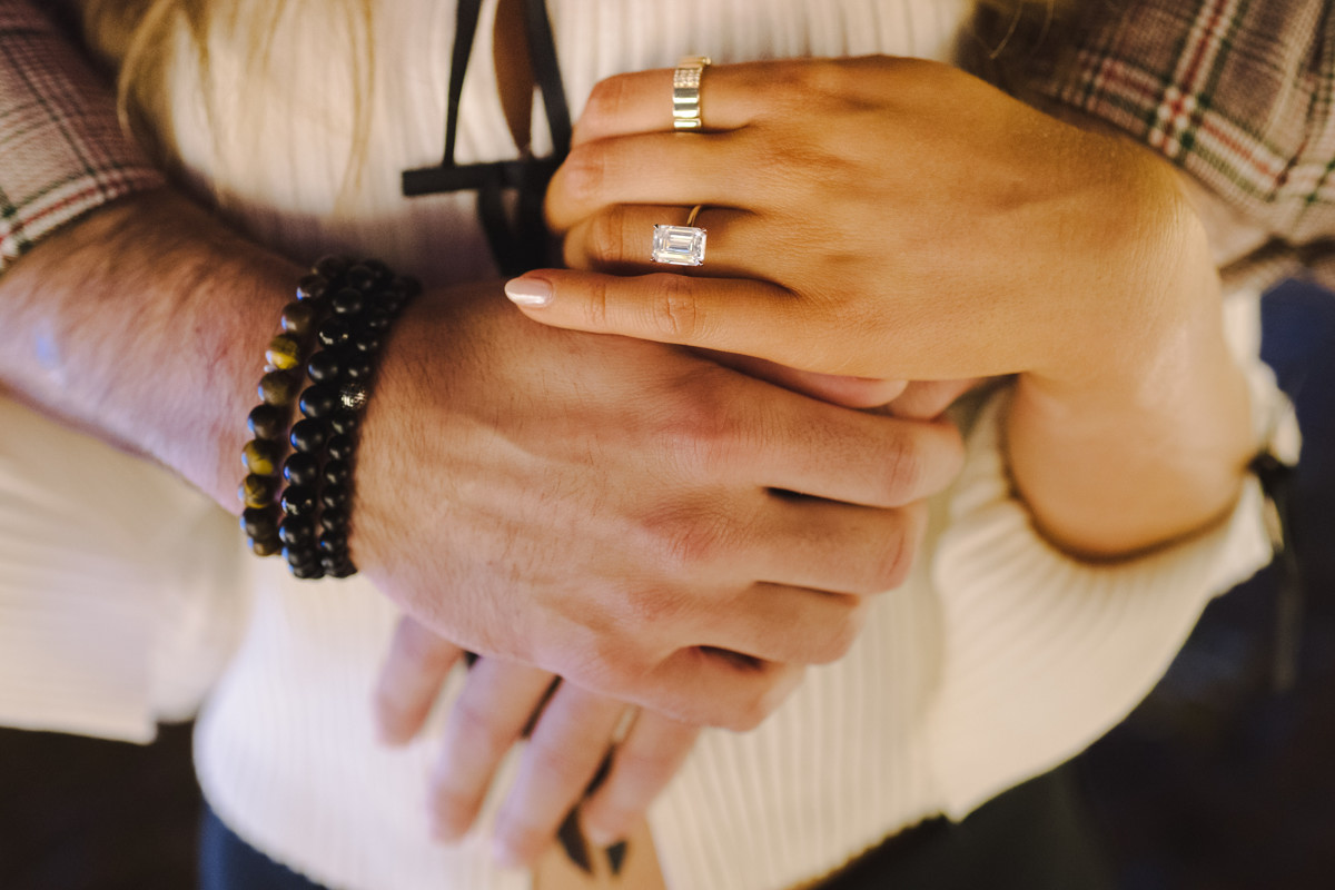 Bayou bend garden Christmas engagement proposal location best houston photographer