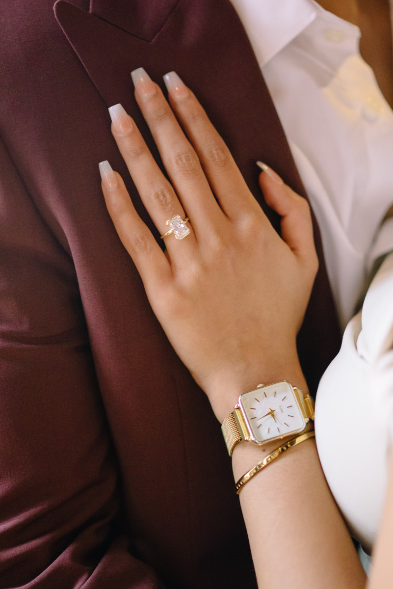 Downtown houston bar engagement proposal skyline best houston photographer