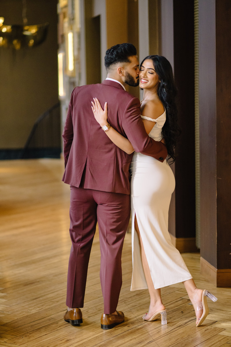 Downtown houston bar engagement proposal skyline best houston photographer