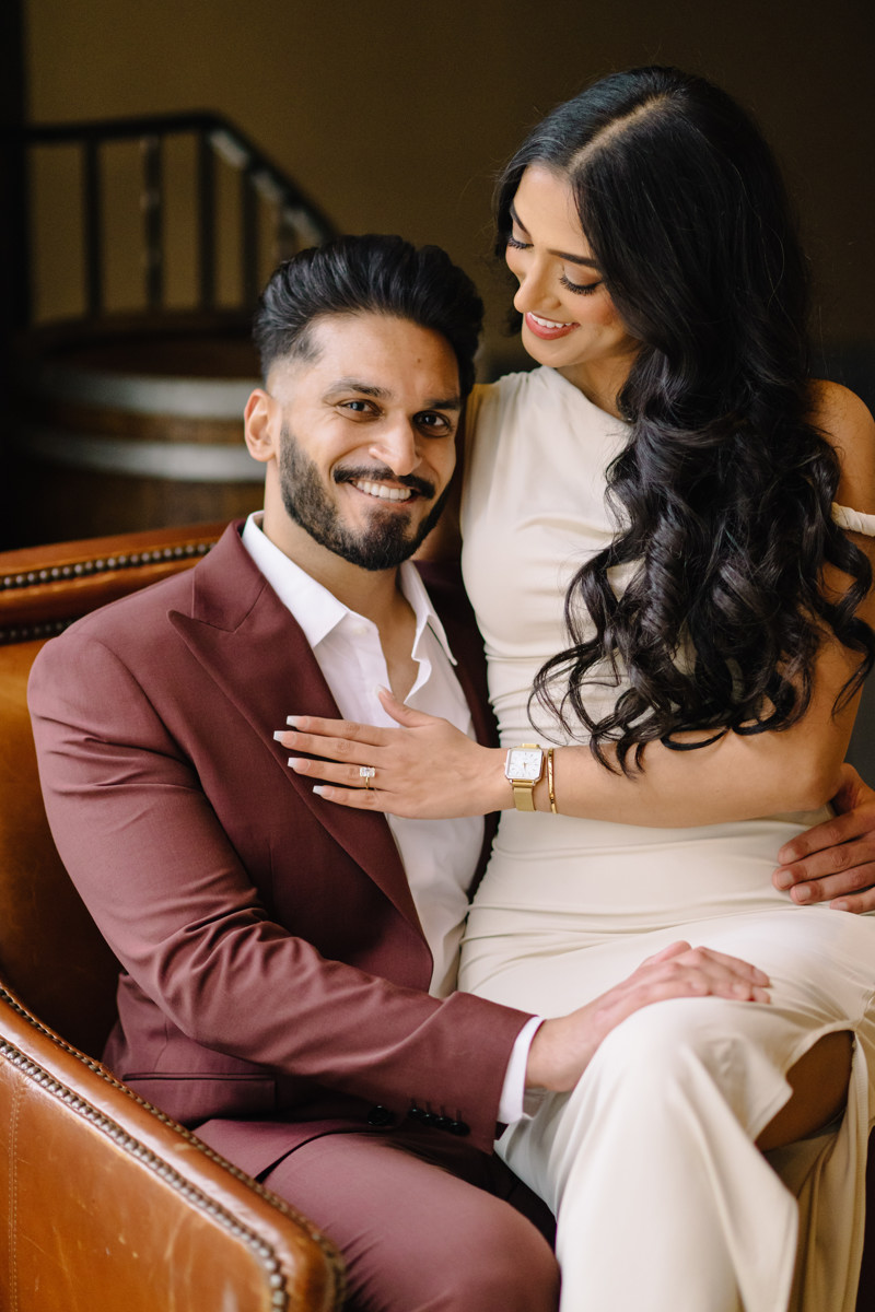 Downtown houston bar engagement proposal skyline best houston photographer