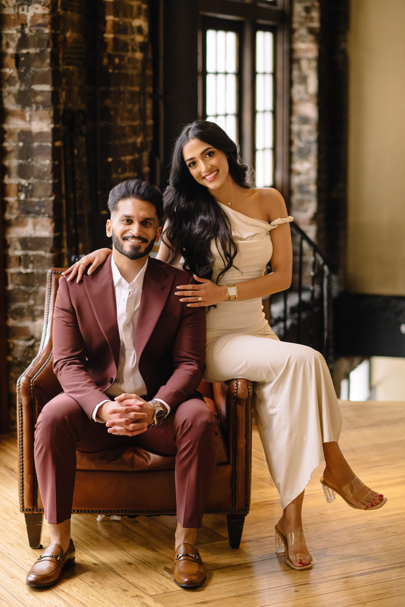 Downtown houston bar engagement proposal skyline best houston photographer