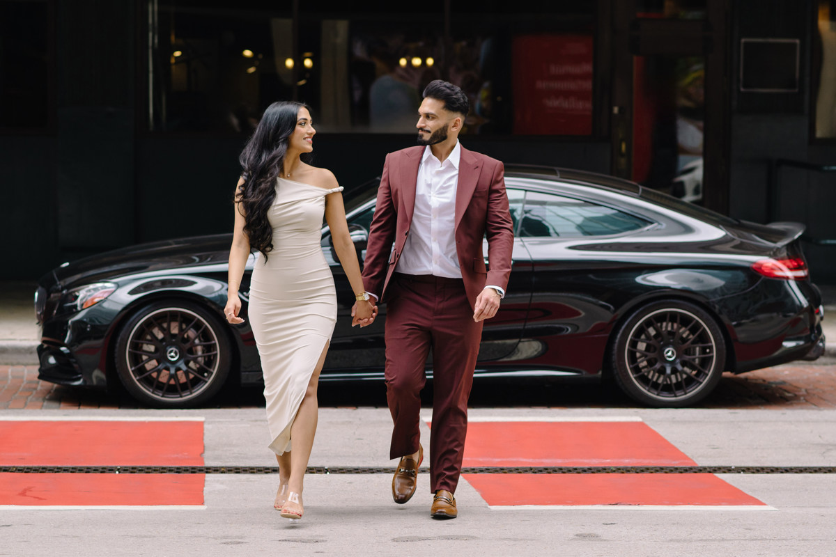 Downtown houston bar engagement proposal skyline best houston photographer