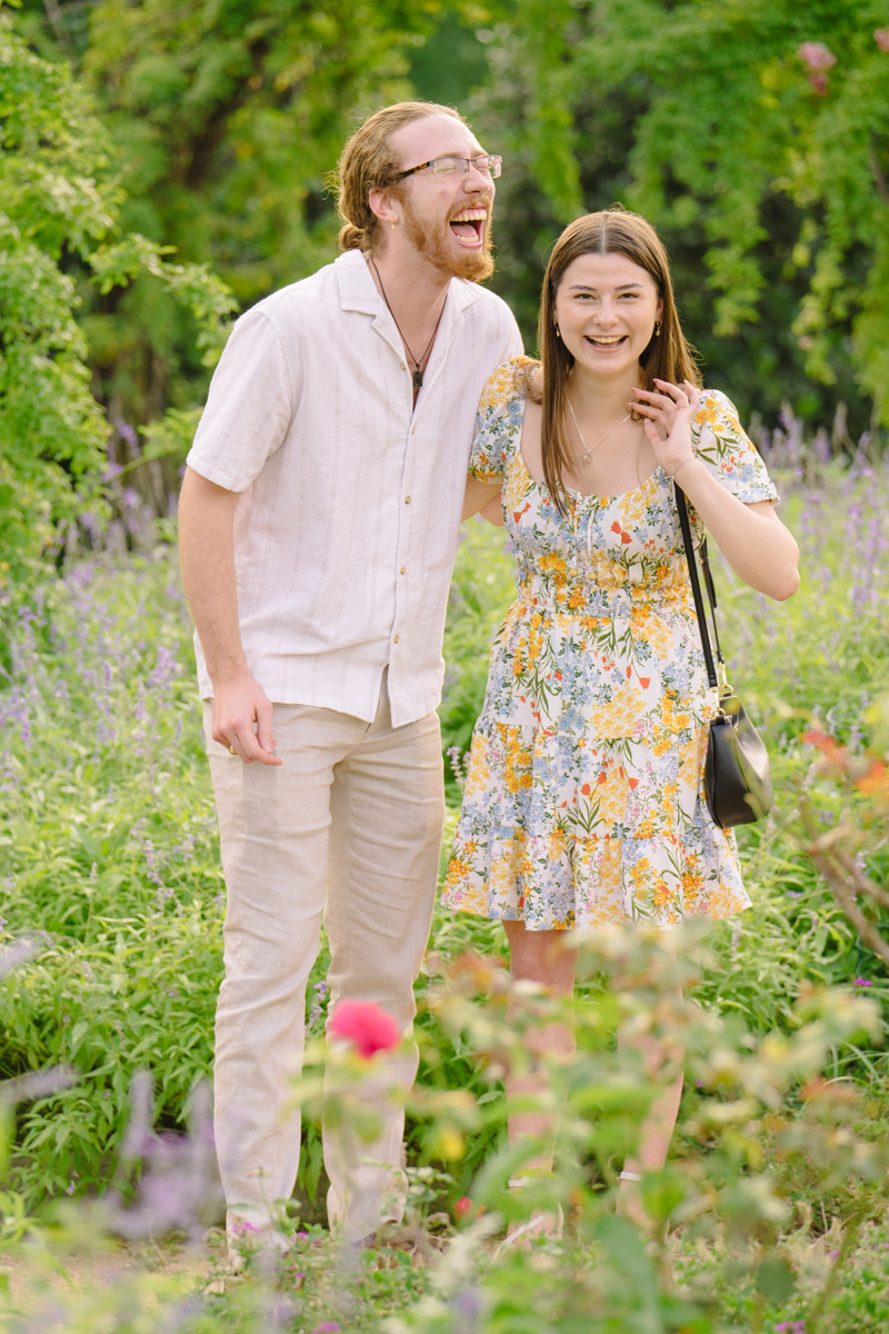 Engagement proposal at centennial gardens hermann park best houston proposal photographer