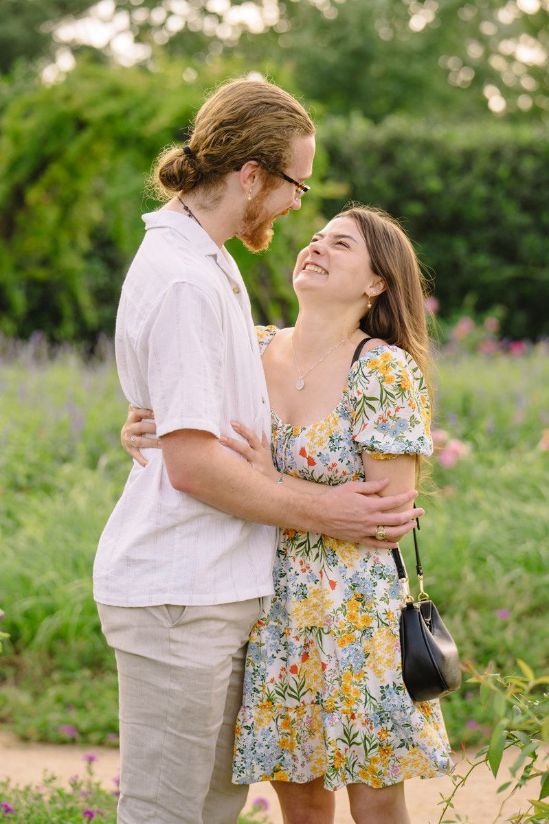 Engagement proposal at centennial gardens hermann park best houston proposal photographer