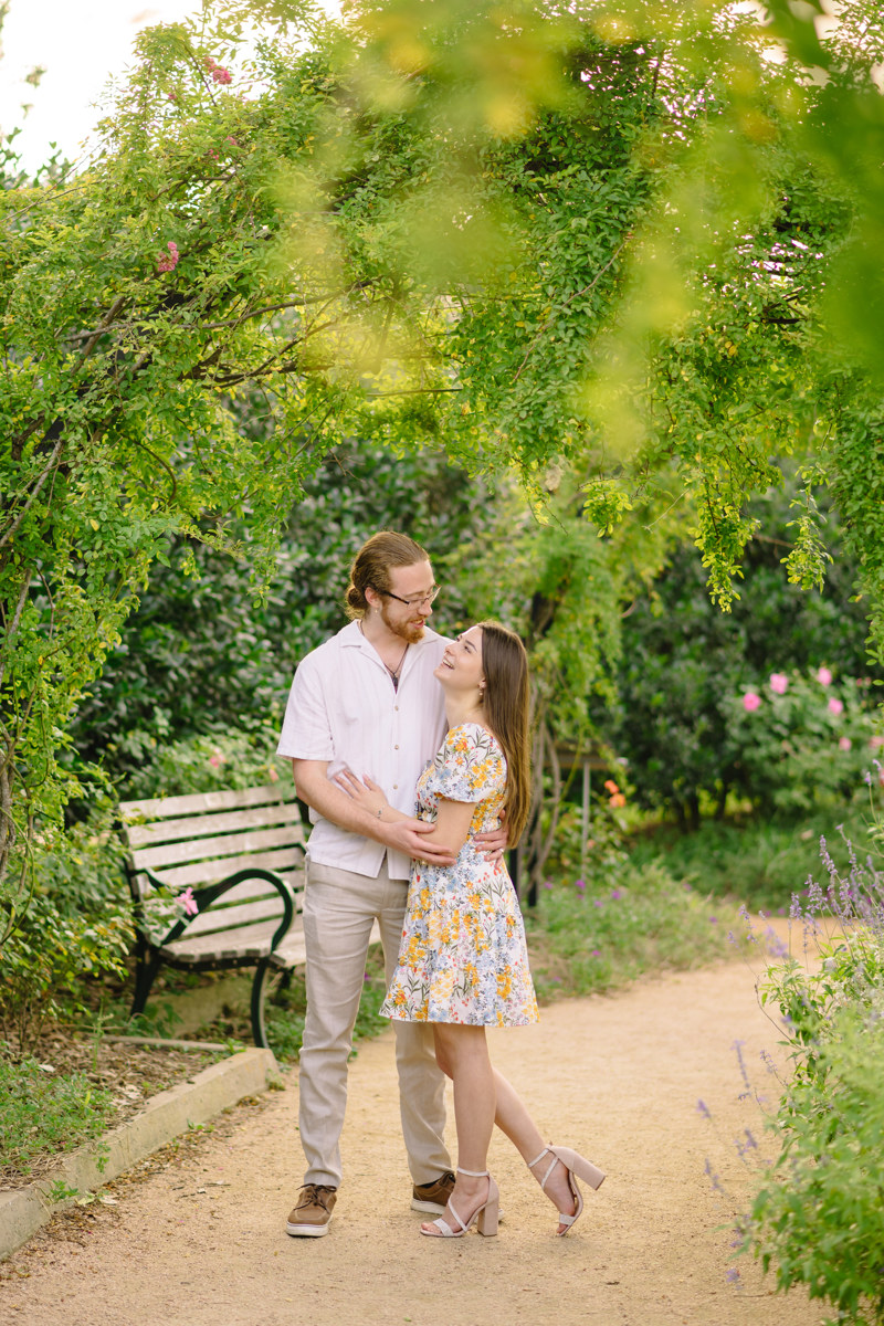 Engagement proposal at centennial gardens hermann park best houston proposal photographer