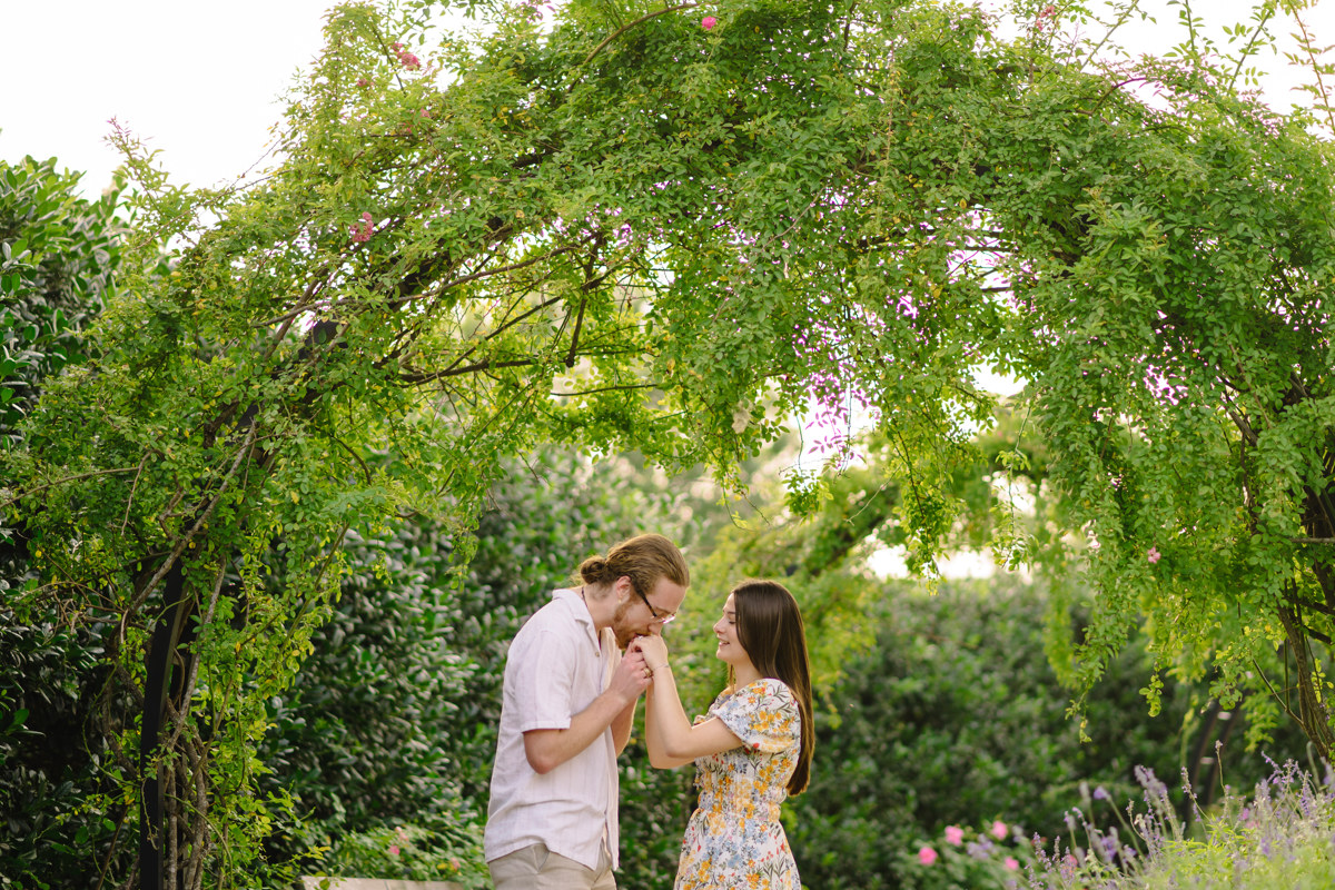 Engagement proposal at centennial gardens hermann park best houston proposal photographer