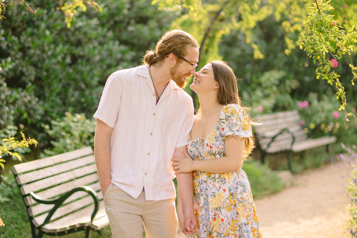 Engagement proposal at centennial gardens hermann park best houston proposal photographer