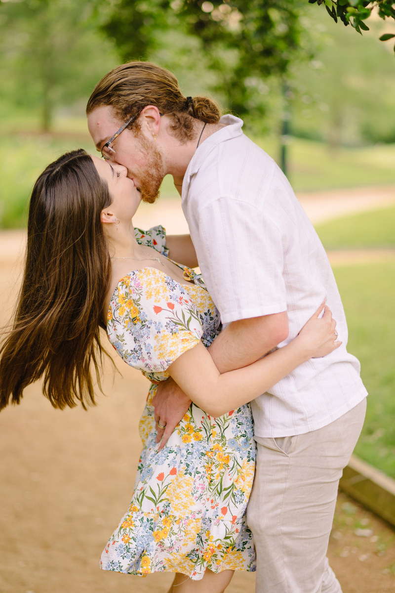 Engagement proposal at centennial gardens hermann park best houston proposal photographer
