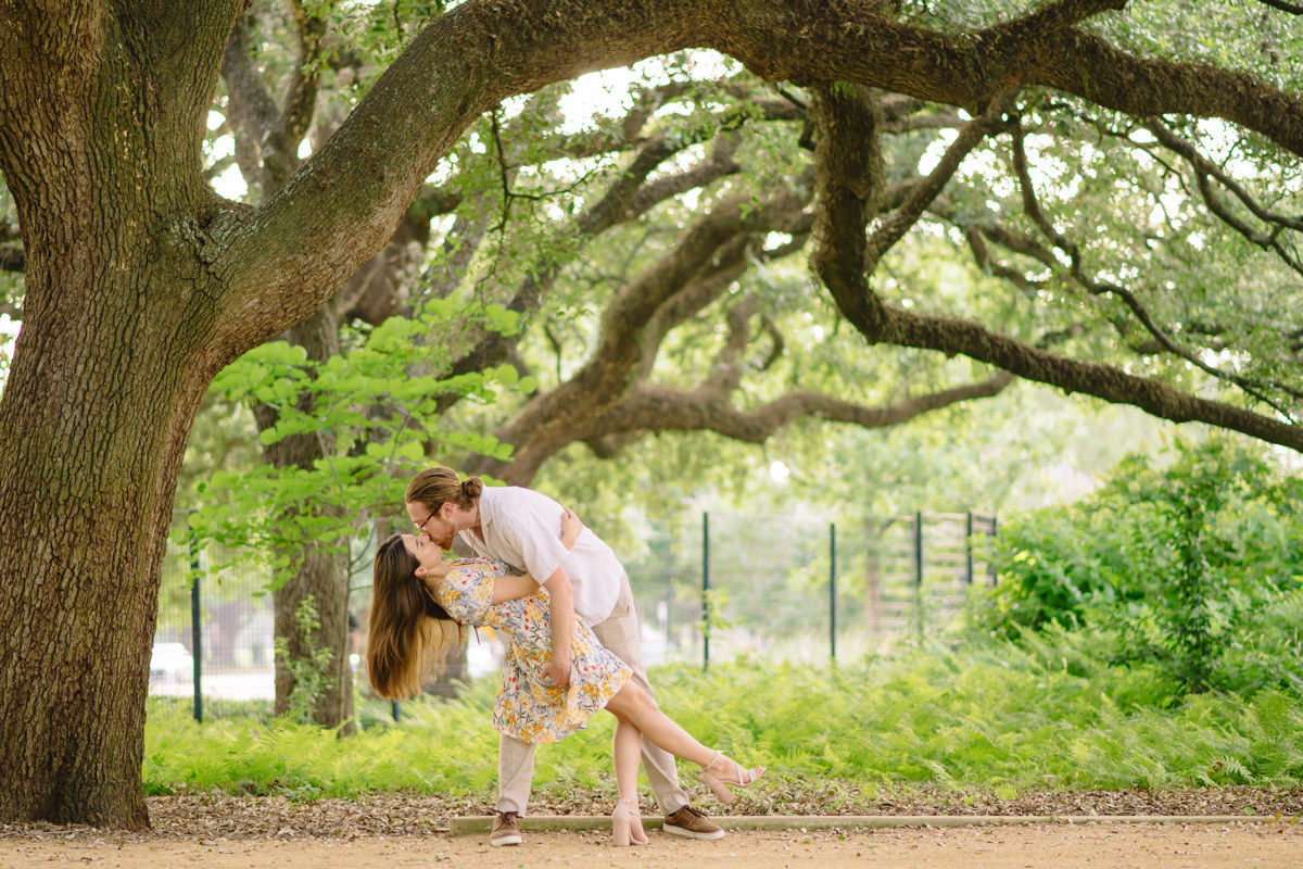 Engagement proposal at centennial gardens hermann park best houston proposal photographer