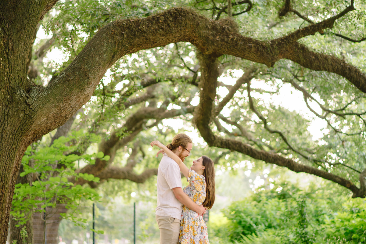Engagement proposal at centennial gardens hermann park best houston proposal photographer