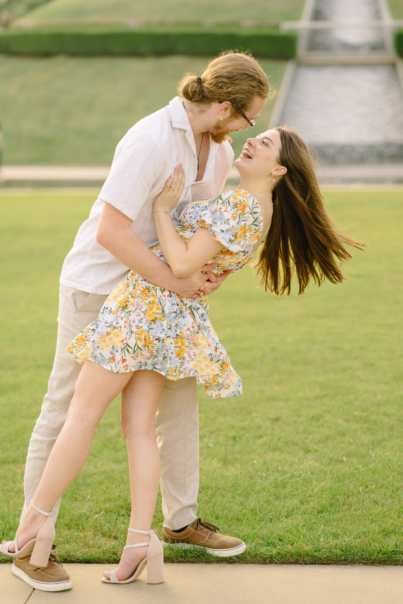 Engagement proposal at centennial gardens hermann park best houston proposal photographer