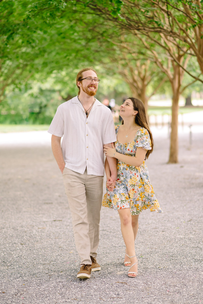 Engagement proposal at centennial gardens hermann park best houston proposal photographer