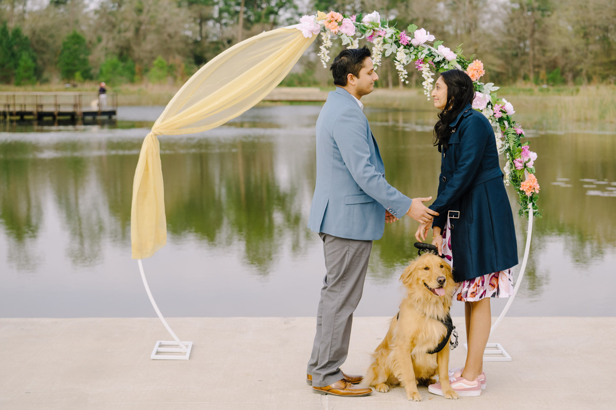 Engagement proposal at eastern glades memorial park best houston proposal photographer