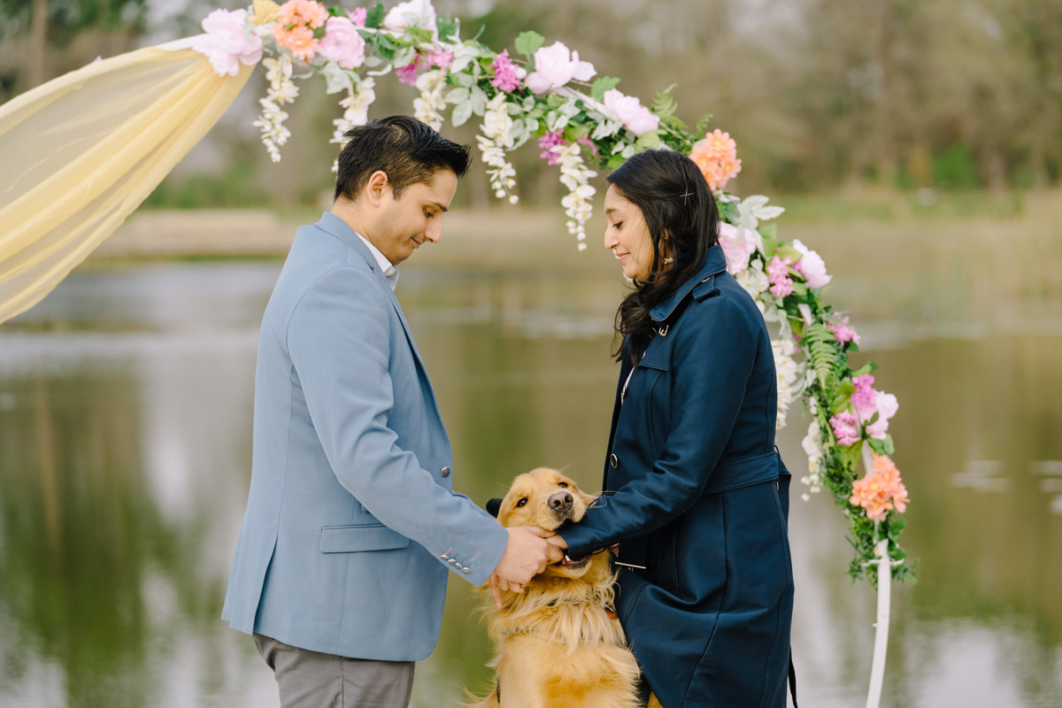 Engagement proposal at eastern glades memorial park best houston proposal photographer
