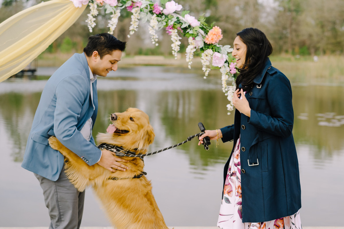 Engagement proposal at eastern glades memorial park best houston proposal photographer