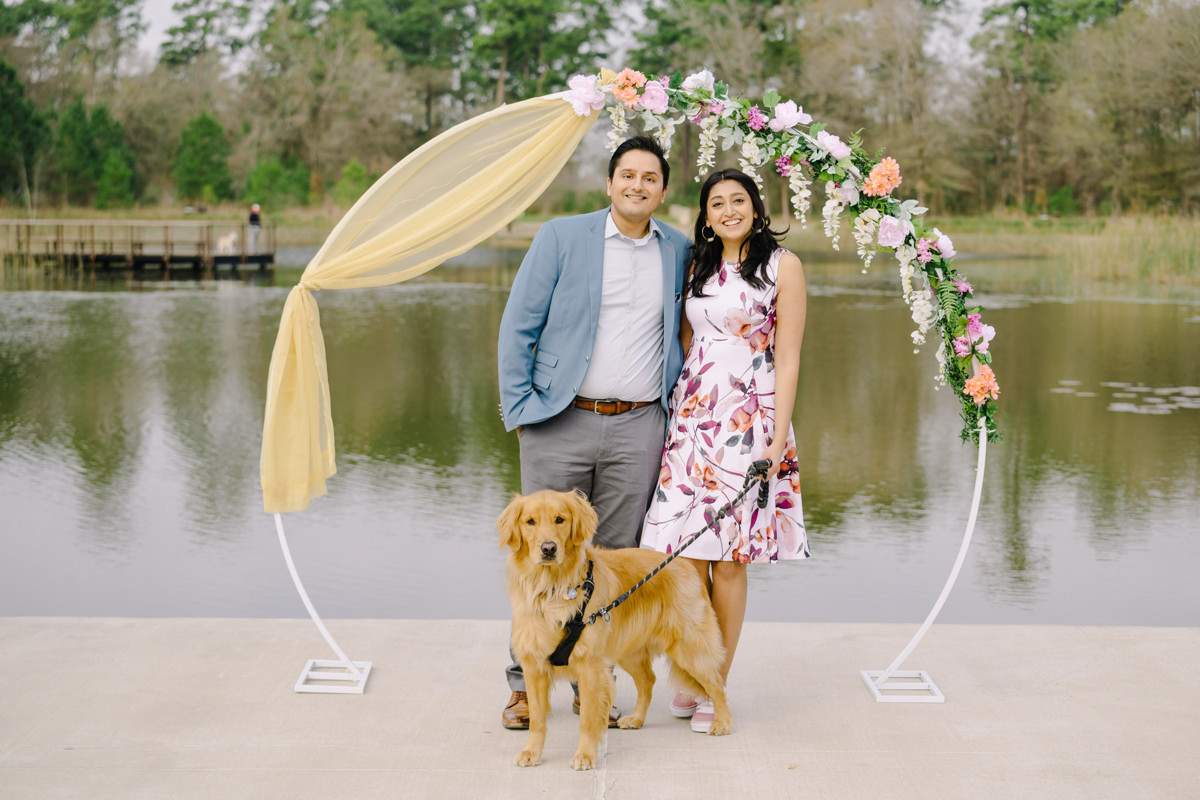 Engagement proposal at eastern glades memorial park best houston proposal photographer