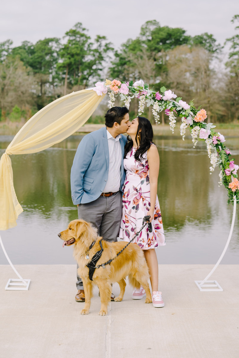 Engagement proposal at eastern glades memorial park best houston proposal photographer