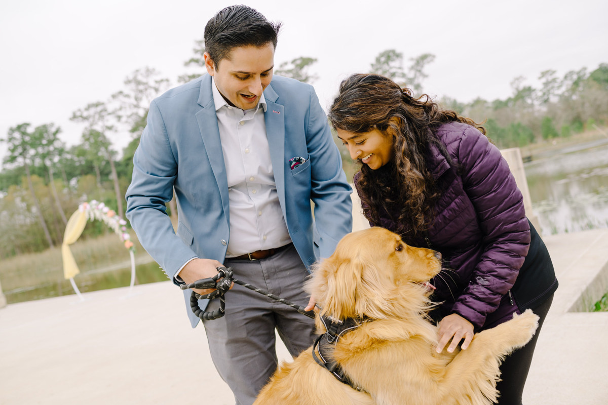 Engagement proposal at eastern glades memorial park best houston proposal photographer