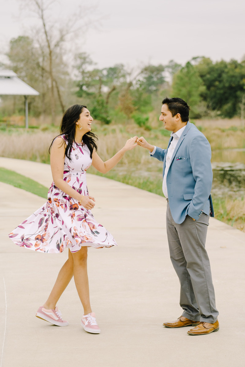 Engagement proposal at eastern glades memorial park best houston proposal photographer