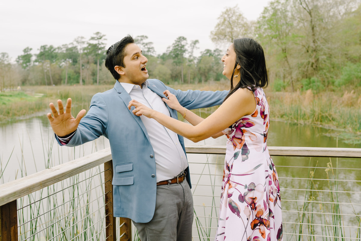 Engagement proposal at eastern glades memorial park best houston proposal photographer