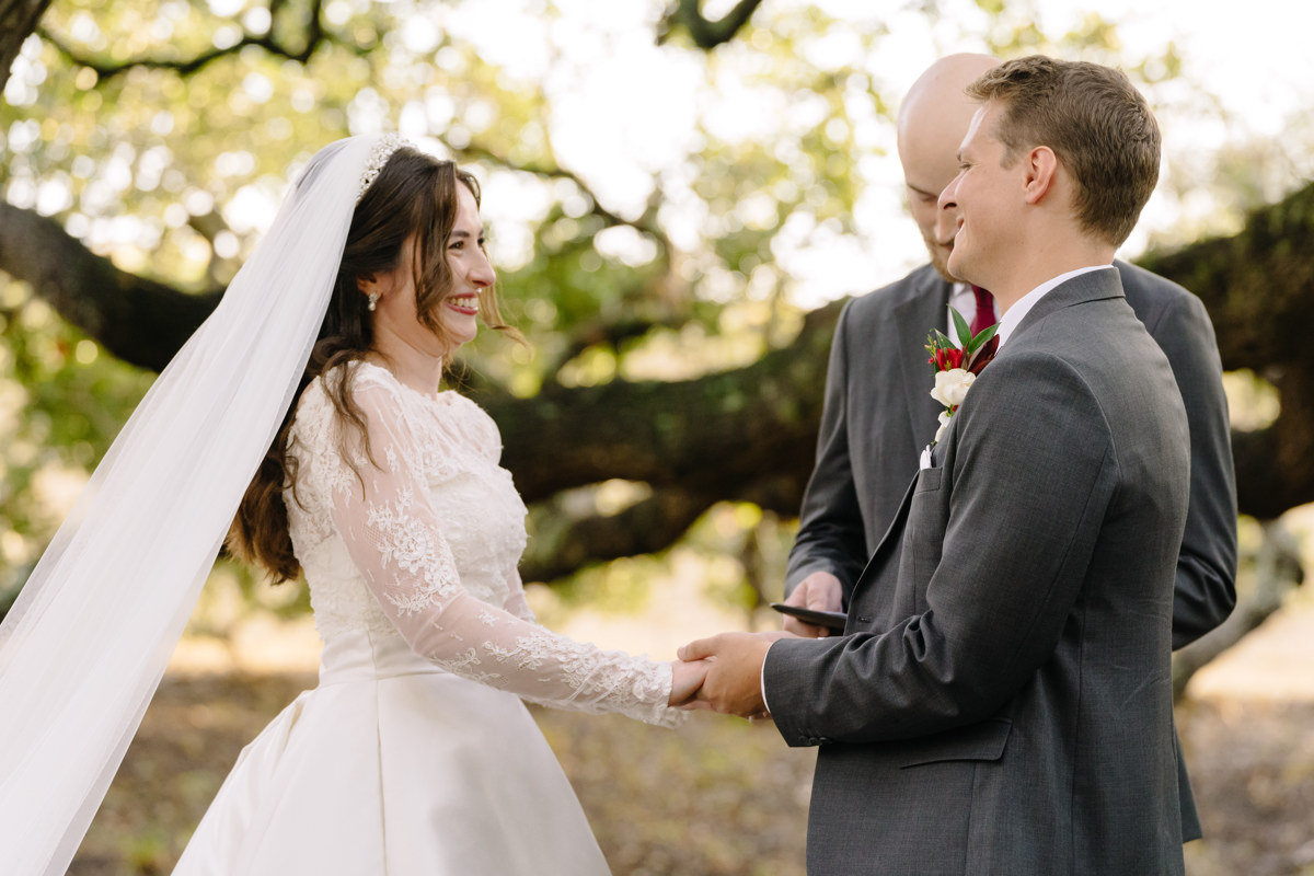 Micro wedding in Brenham texas true to color documentary houston wedding photographer
