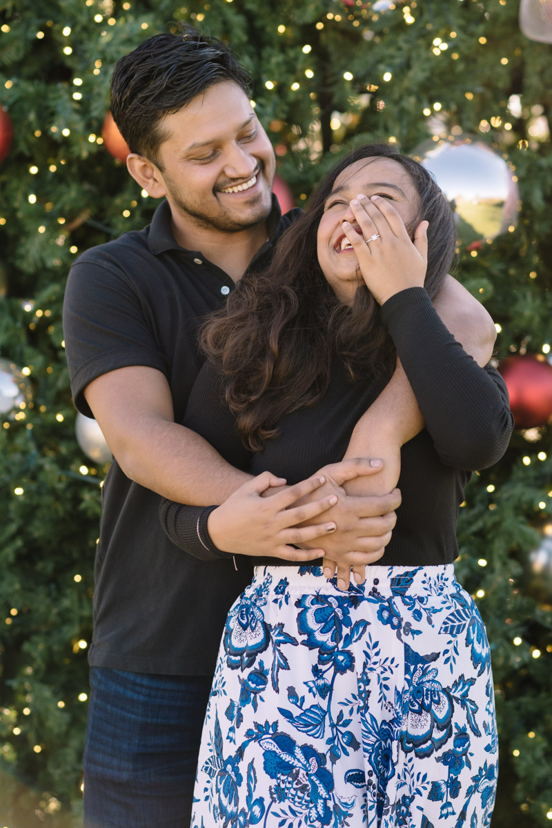 Post Houston HTX building sky garden rooftop garden engagement proposal location best houston photographer