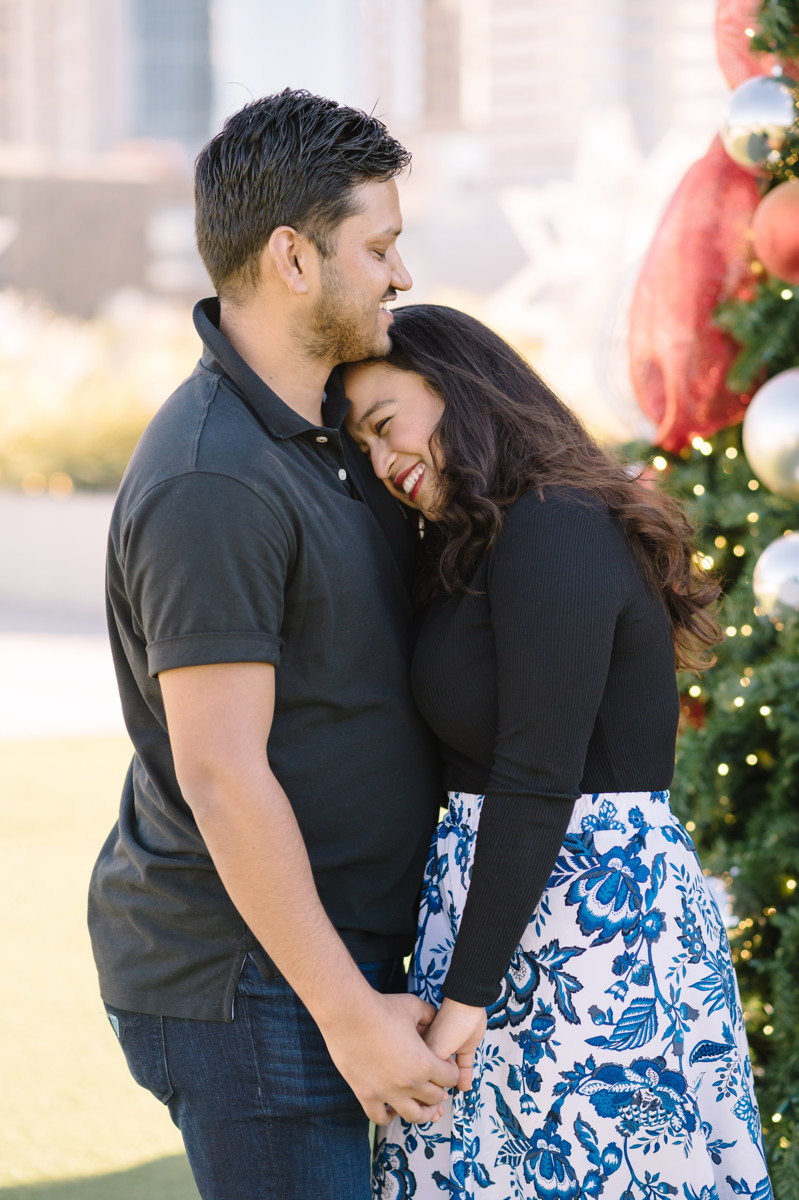 Post Houston HTX building sky garden rooftop garden engagement proposal location best houston photographer