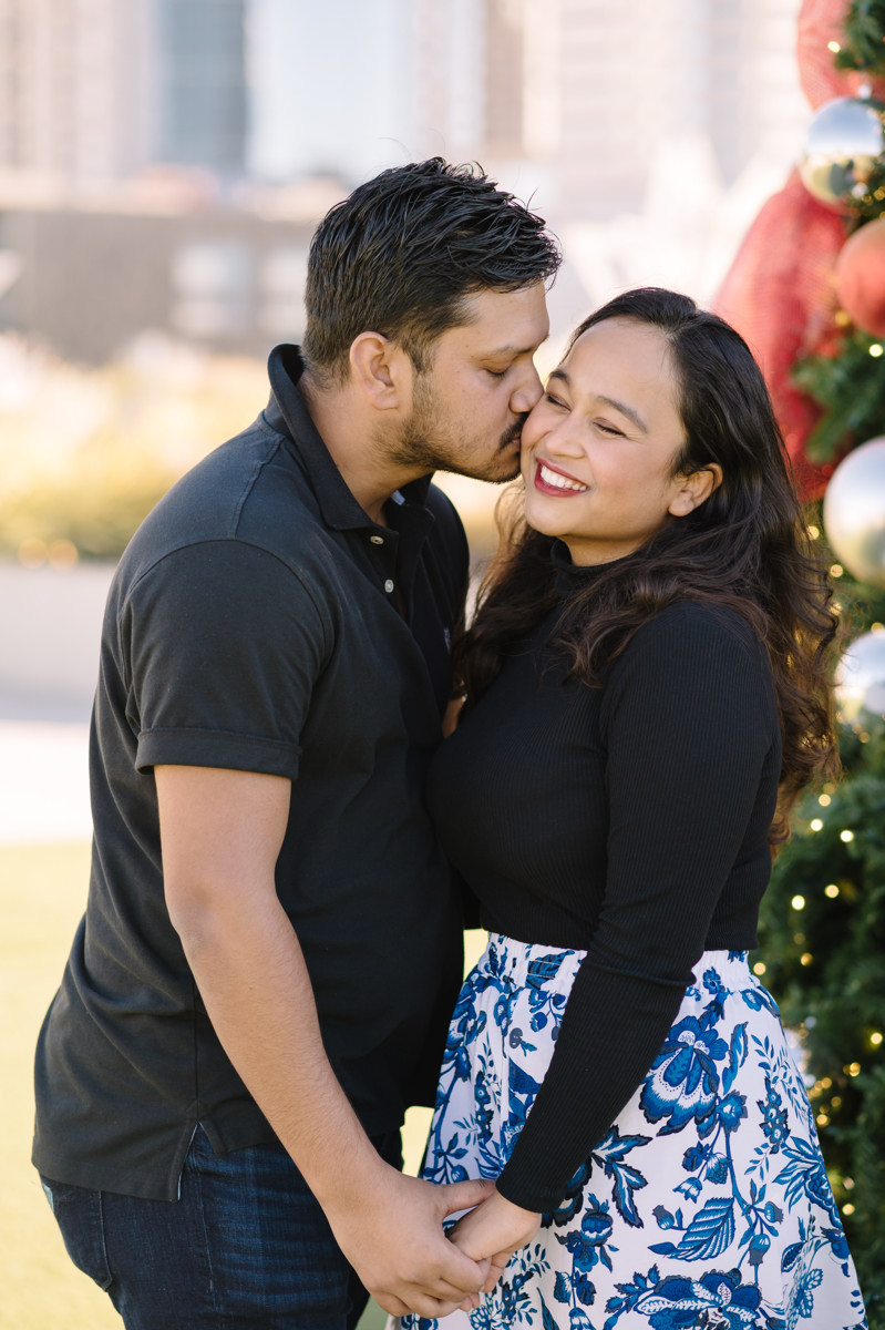 Post Houston HTX building sky garden rooftop garden engagement proposal location best houston photographer