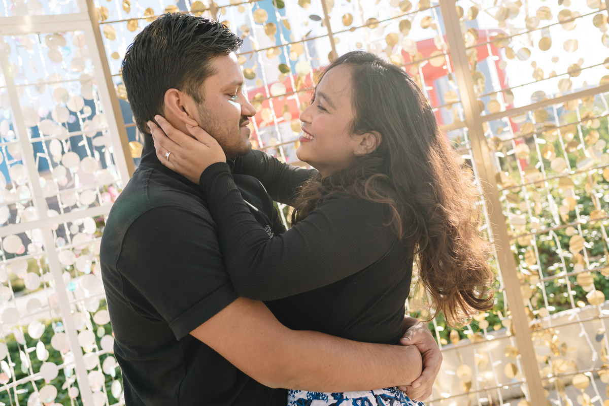 Post Houston HTX building sky garden rooftop garden engagement proposal location best houston photographer