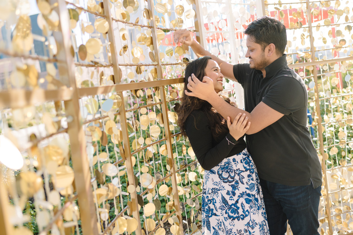 Post Houston HTX building sky garden rooftop garden engagement proposal location best houston photographer