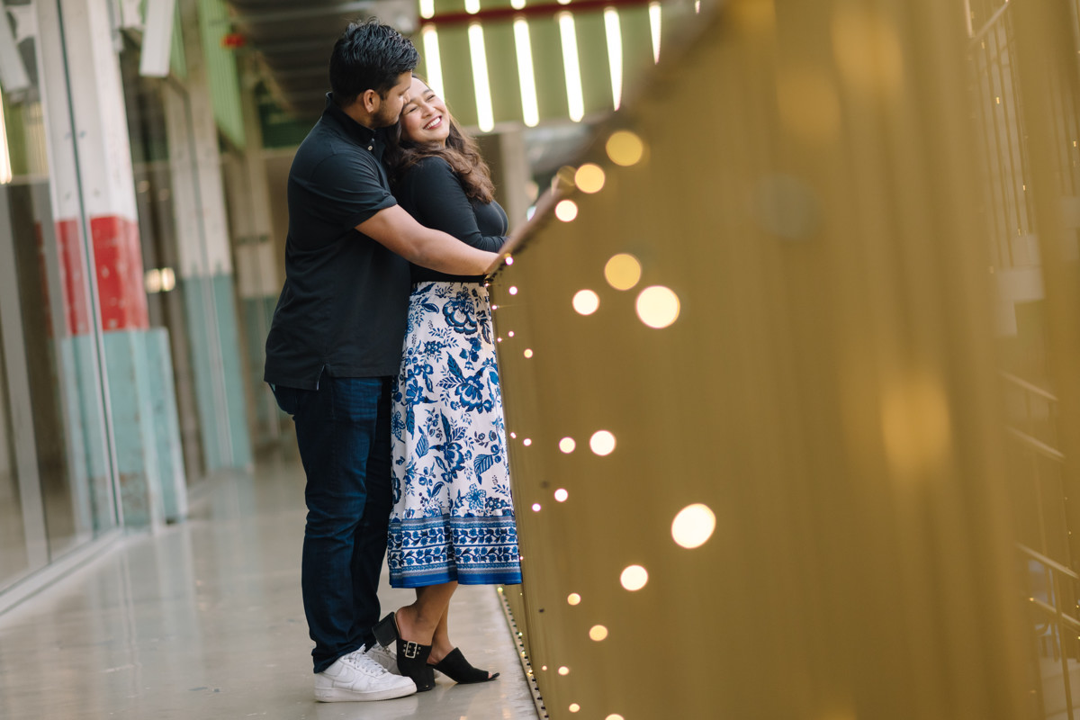 Post Houston HTX building sky garden rooftop garden engagement proposal location best houston photographer