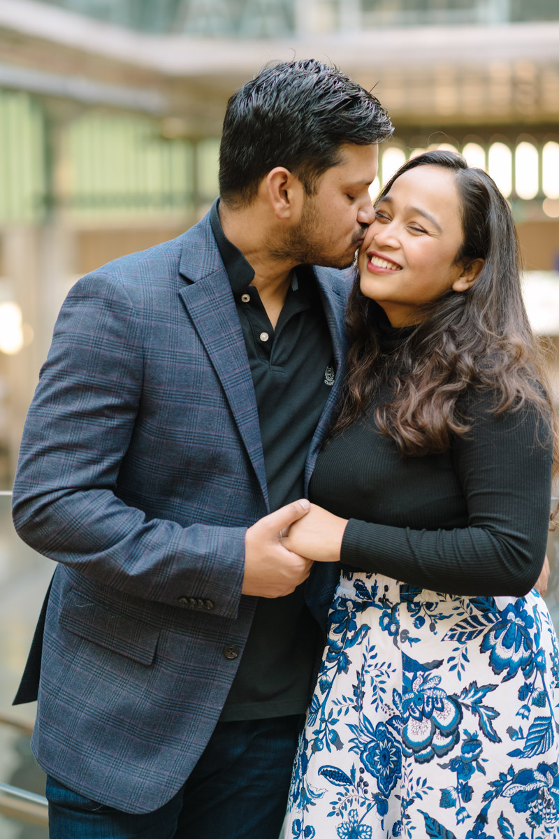 Post Houston HTX building sky garden rooftop garden engagement proposal location best houston photographer
