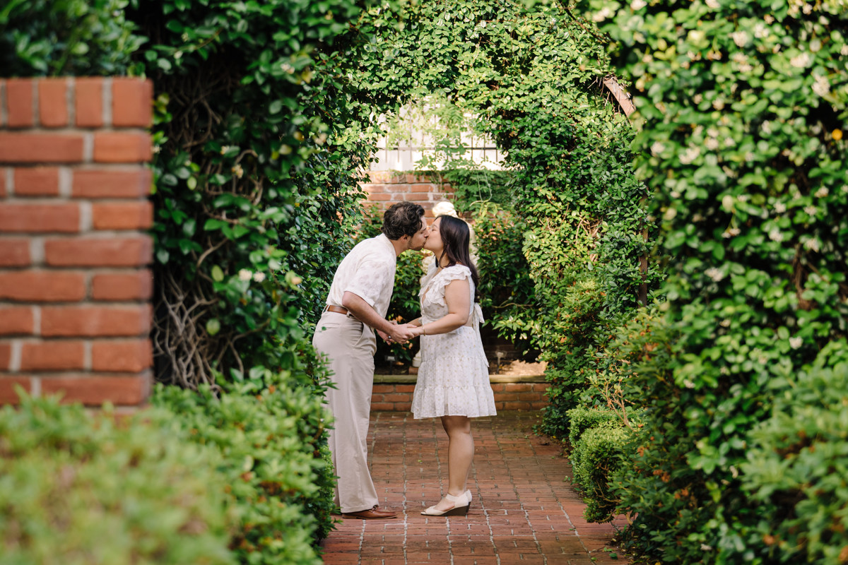 River oaks garden club engagement proposal location best houston photographer