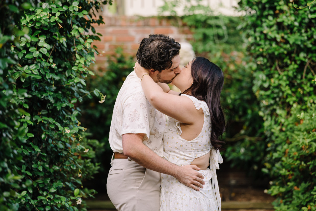 River oaks garden club engagement proposal location best houston photographer