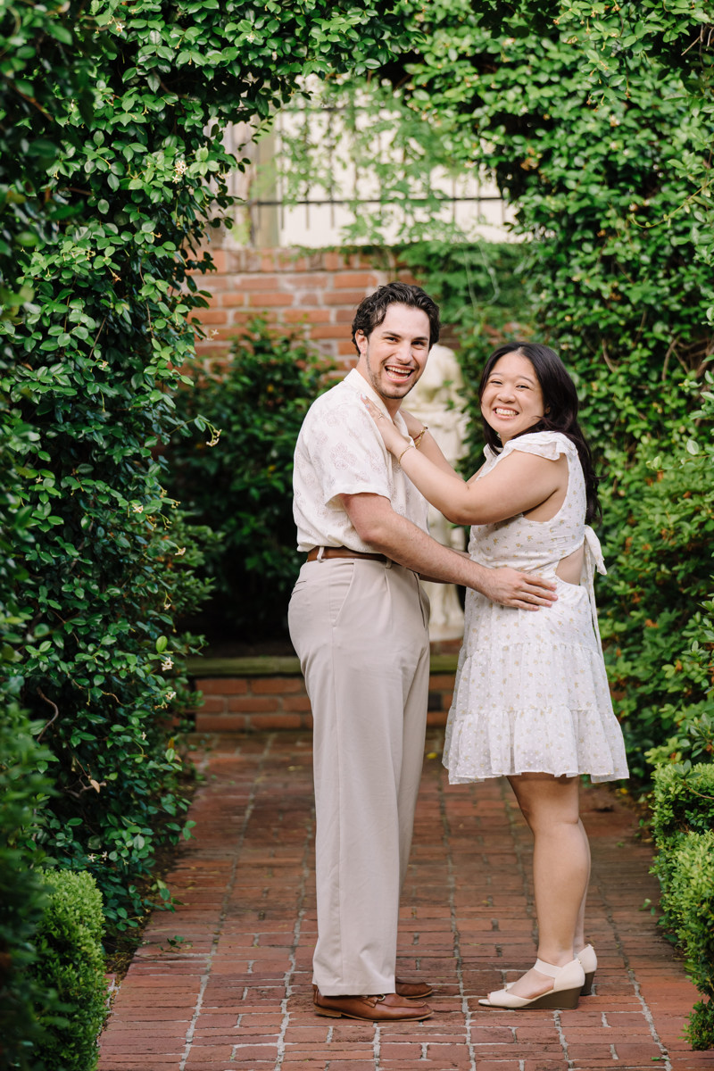River oaks garden club engagement proposal location best houston photographer