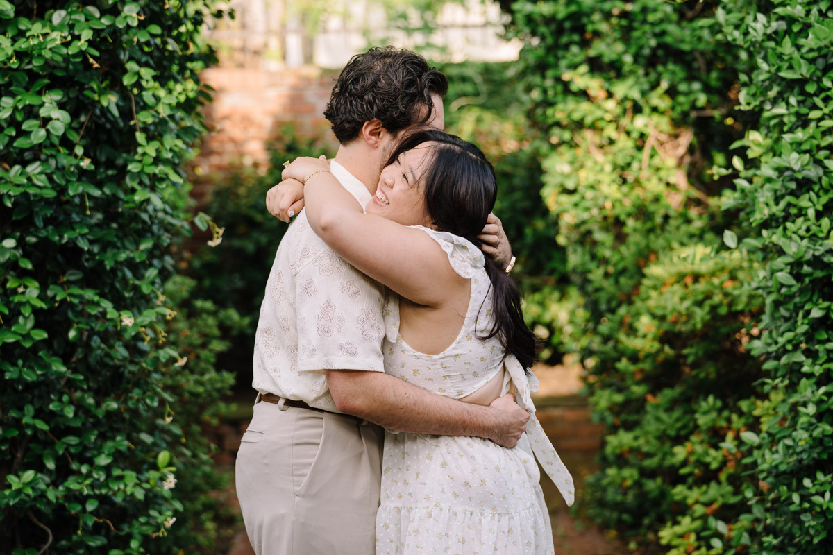 River oaks garden club engagement proposal location best houston photographer