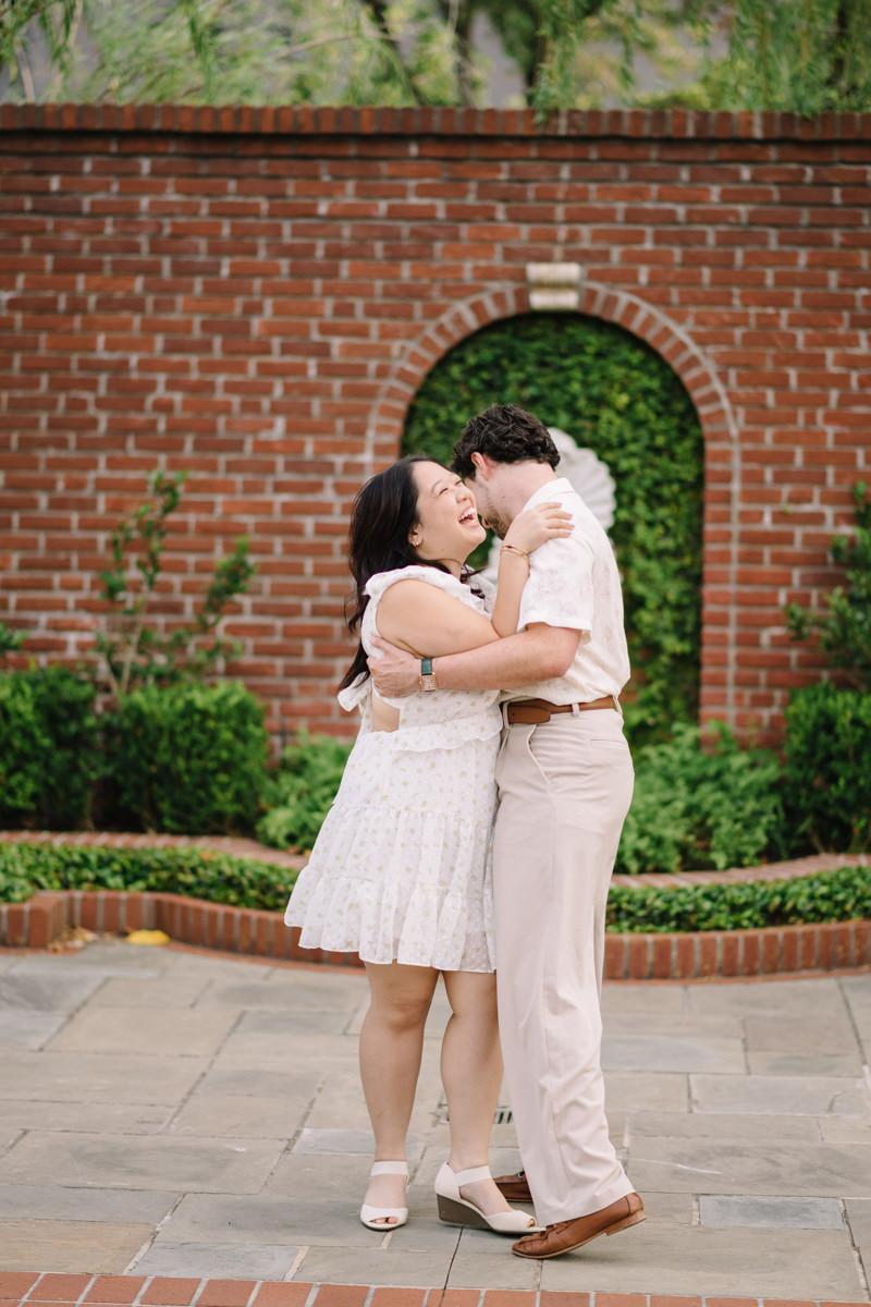 River oaks garden club engagement proposal location best houston photographer