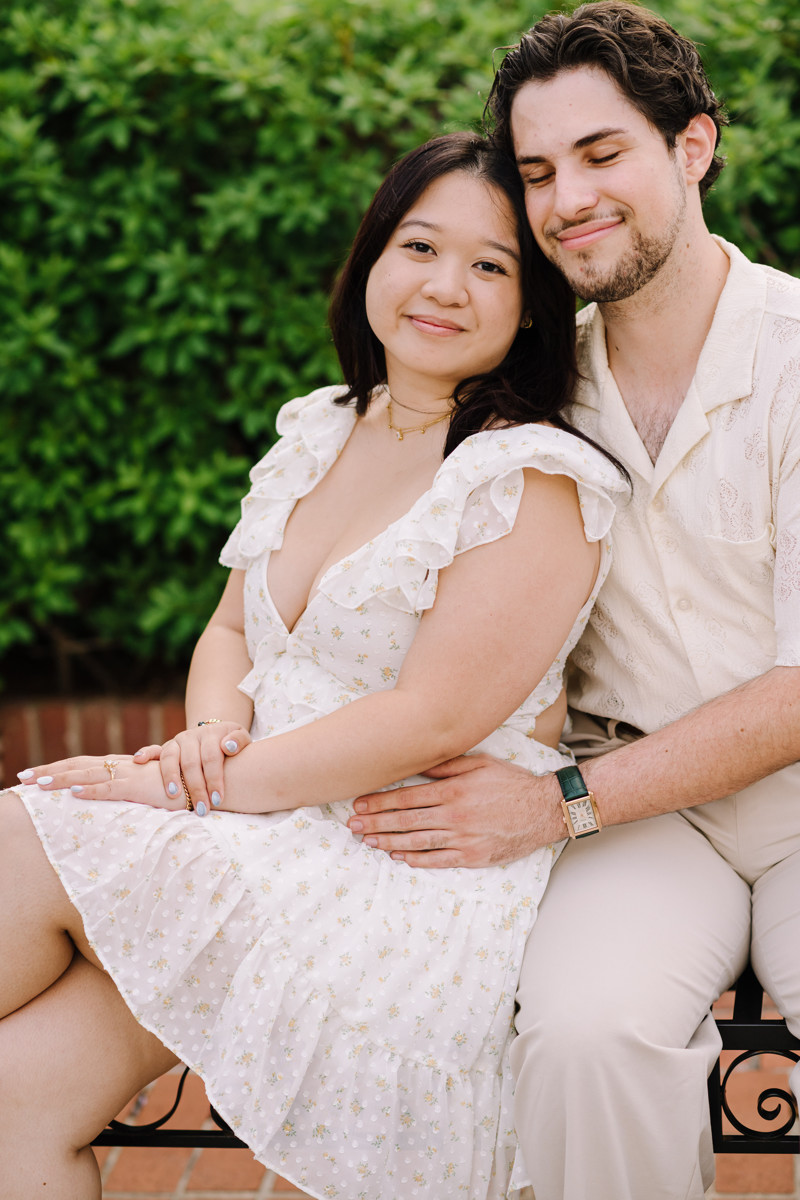 River oaks garden club engagement proposal location best houston photographer