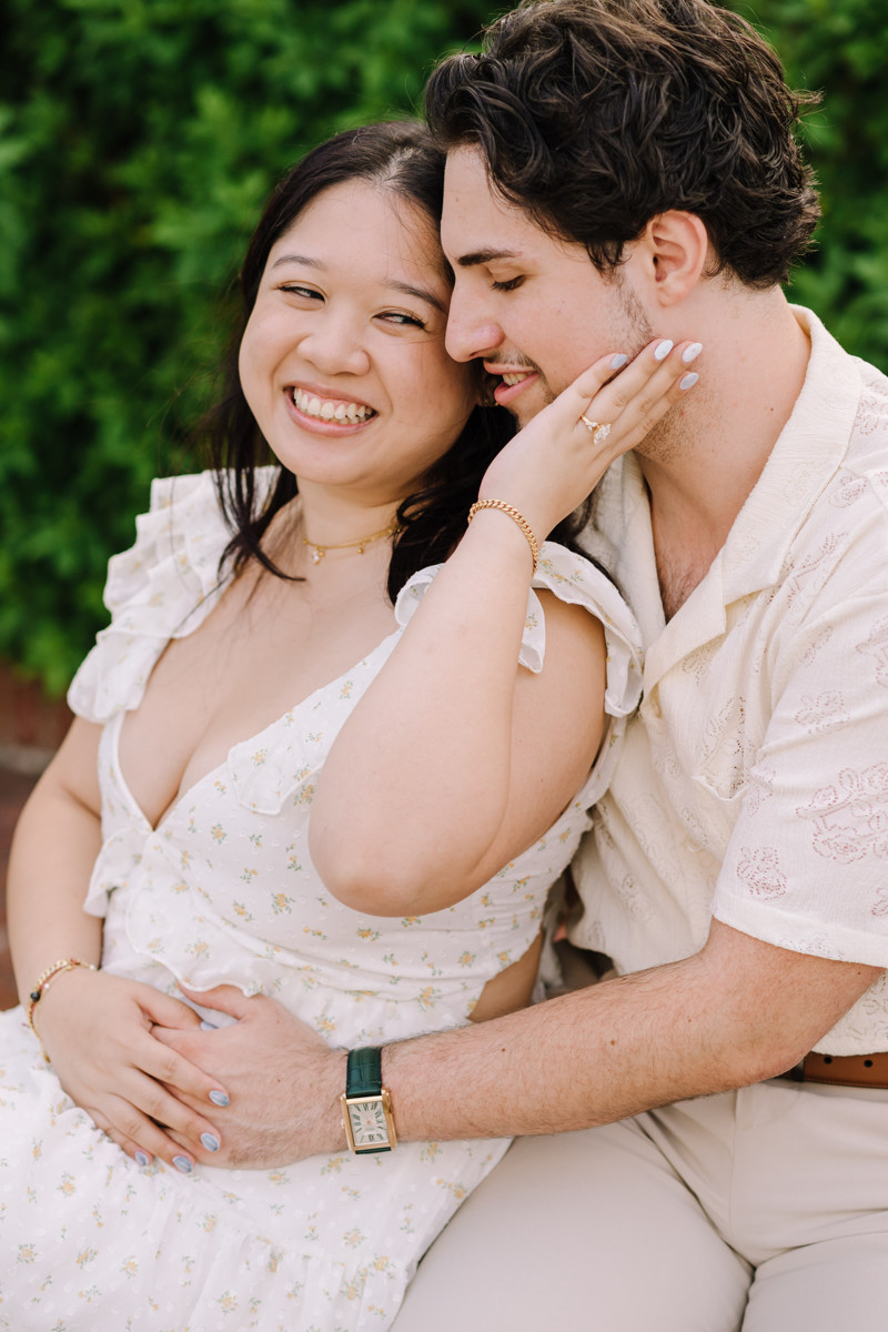 River oaks garden club engagement proposal location best houston photographer