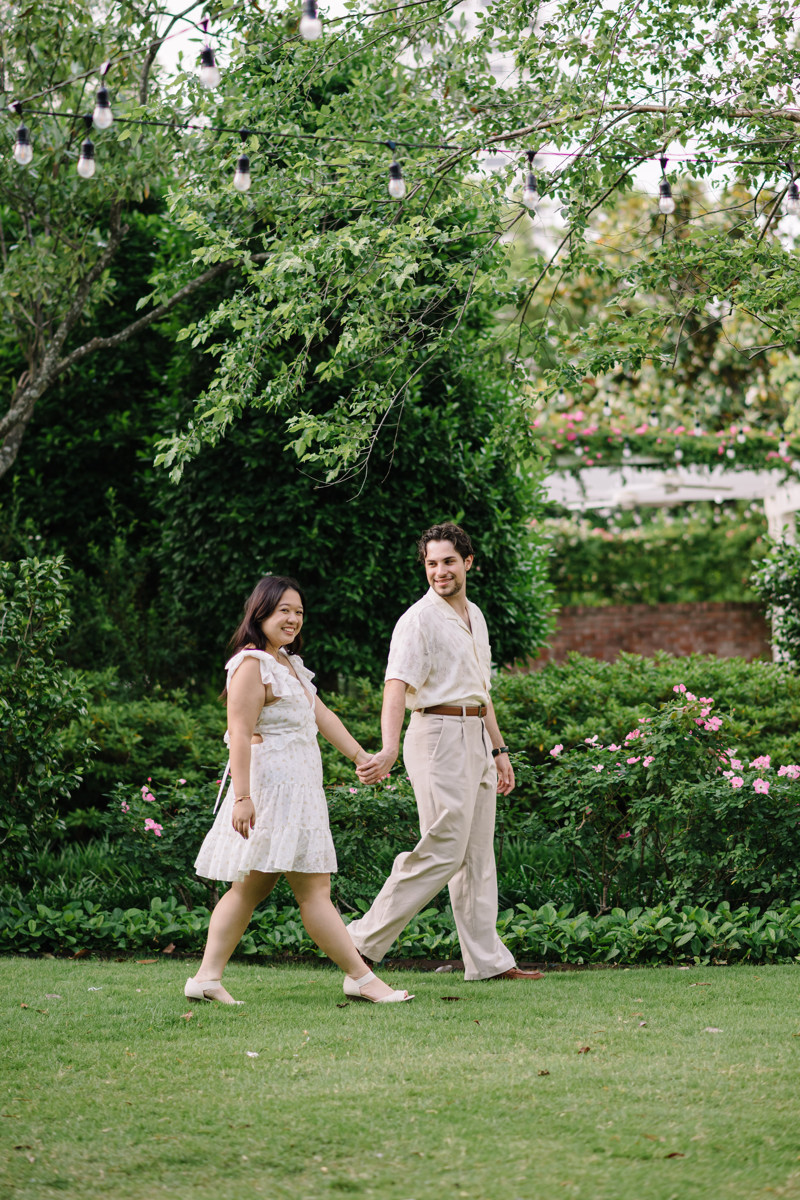 River oaks garden club engagement proposal location best houston photographer