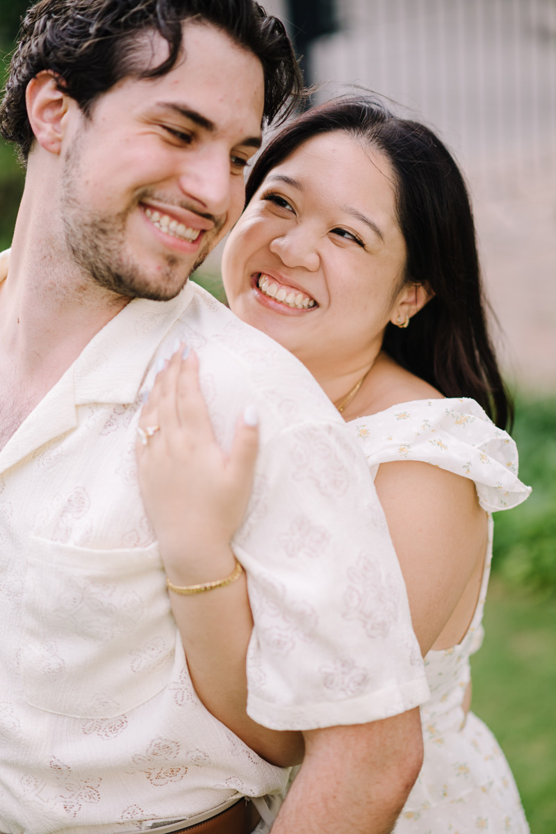 River oaks garden club engagement proposal location best houston photographer