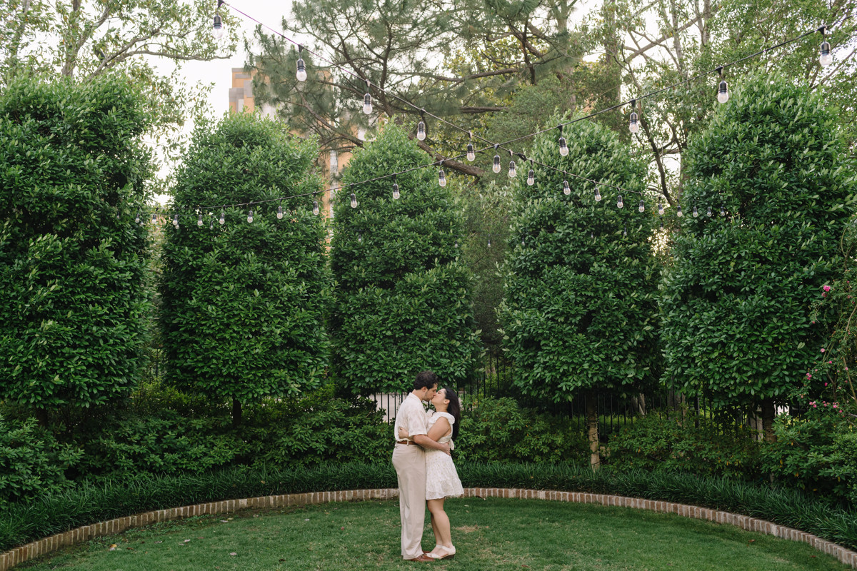River oaks garden club engagement proposal location best houston photographer