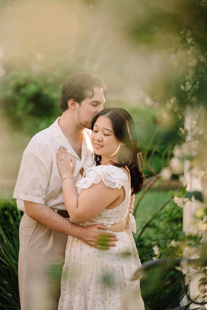 River oaks garden club engagement proposal location best houston photographer