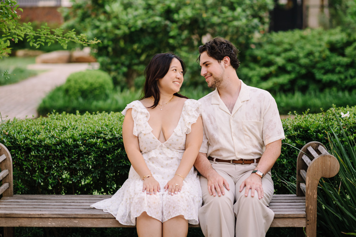 River oaks garden club engagement proposal location best houston photographer