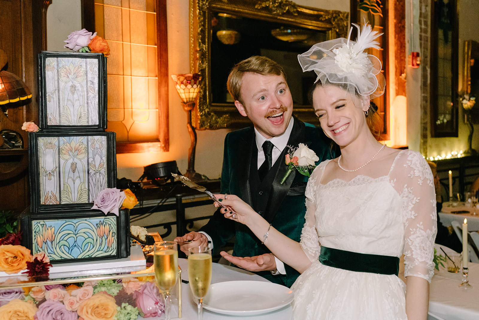 nouveau antique art venue micro wedding best houston wedding photographer